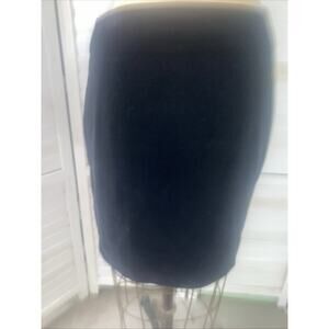Vintage 80s 90s Opal By Lorraine Wardy Velvet Black Shirt Skirt Size Medium